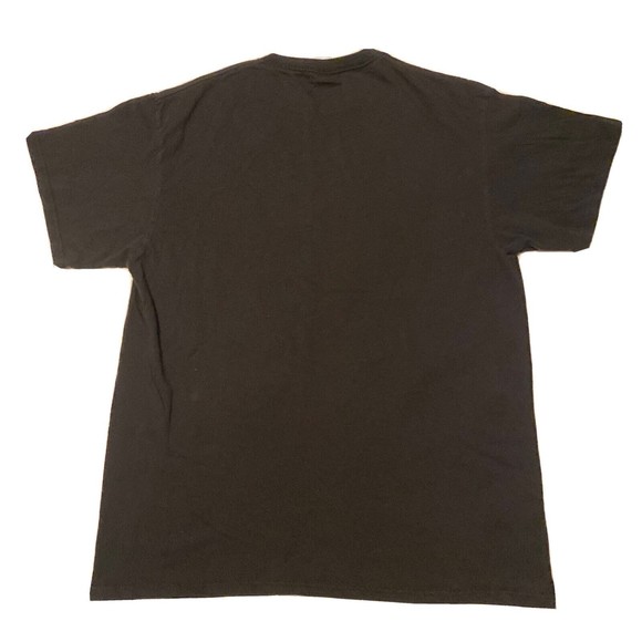 BLACK & WHITE I'M JUST HERE FOR THE FOOD MENS T-SHIRT SIZE LARGE GRAPHIC TEE FUN - Picture 13 of 13